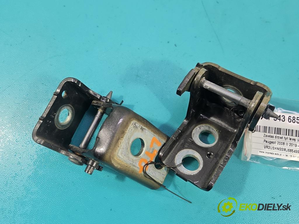 Peugeot 2008 II 2019- 1.2 12V 131 HP automatic 96 kW 1199 cm3 5- Závěs: dvere zadné ľavý