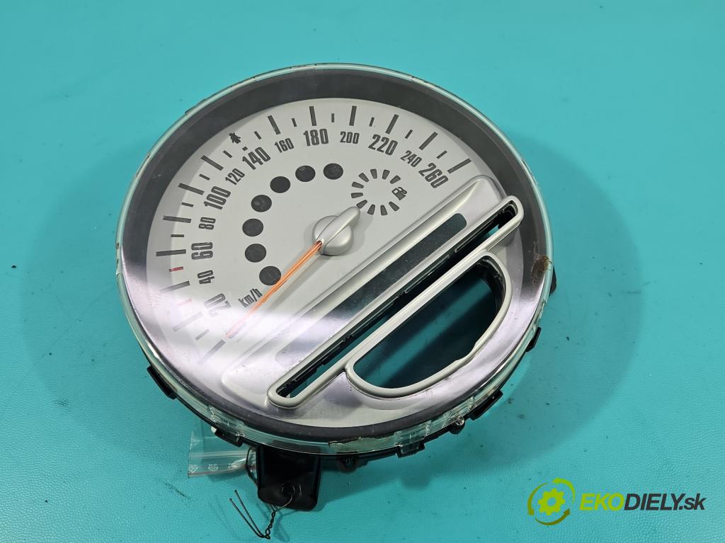 Mini One II 2006-2013 1.4 16V 95 HP manual 70 kW 1397 cm3 3- prístrojovka/ budíky 9189502-03 (Prístrojová doska)