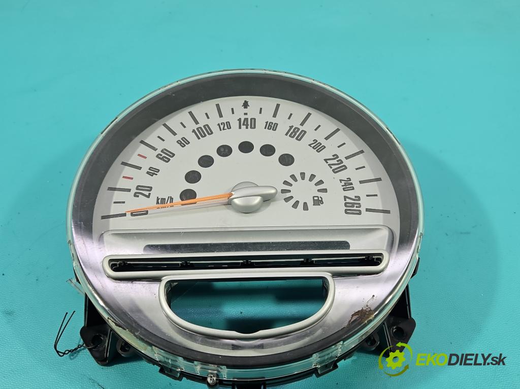 Mini One II 2006-2013 1.4 16V 95 HP manual 70 kW 1397 cm3 3- prístrojovka/ budíky 9189502-03 (Prístrojová doska)