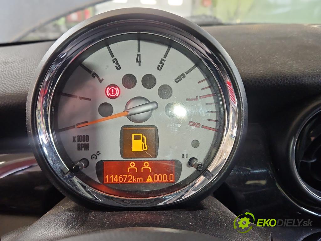 Mini One II 2006-2013 1.4 16V 95 HP manual 70 kW 1397 cm3 3- prístrojovka/ budíky 9201395 (Prístrojová doska)
