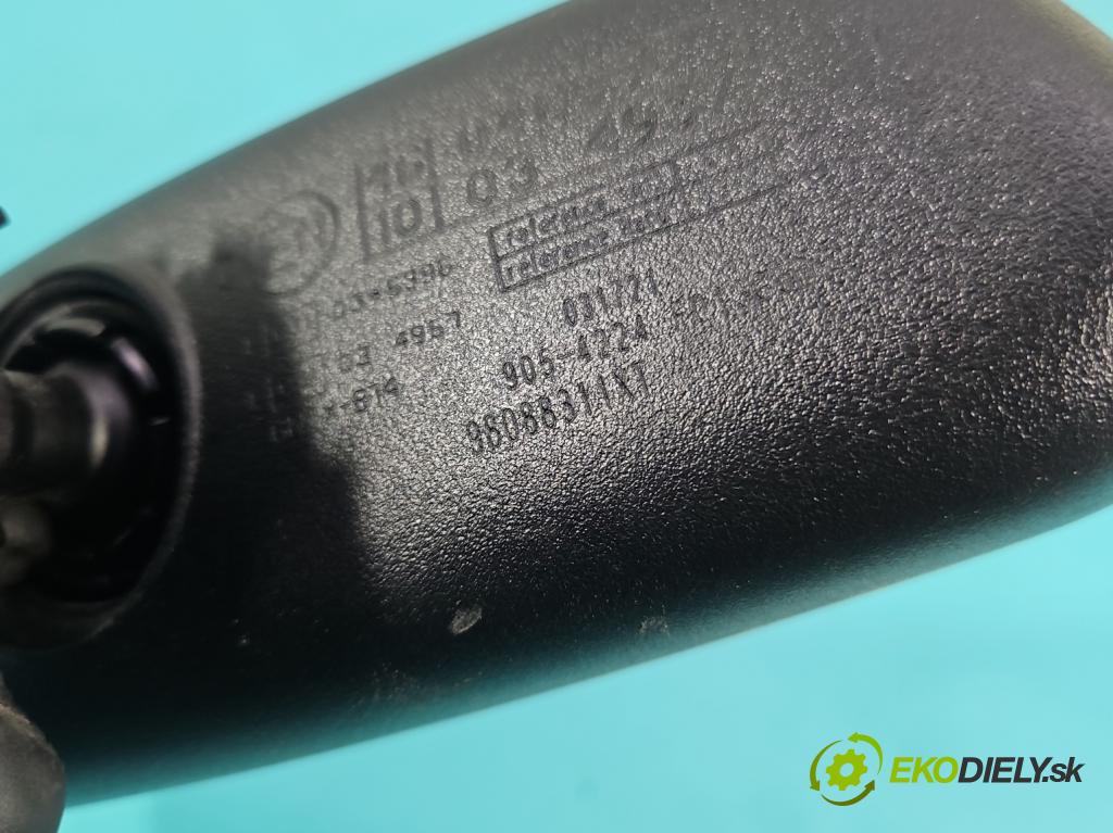 Peugeot 2008 II 2019- 1.2 12V 131 HP automatic 96 kW 1199 cm3 5- zrkadlo uvnitř: 98088311XT (Spätné zrkadlo vnútorné)