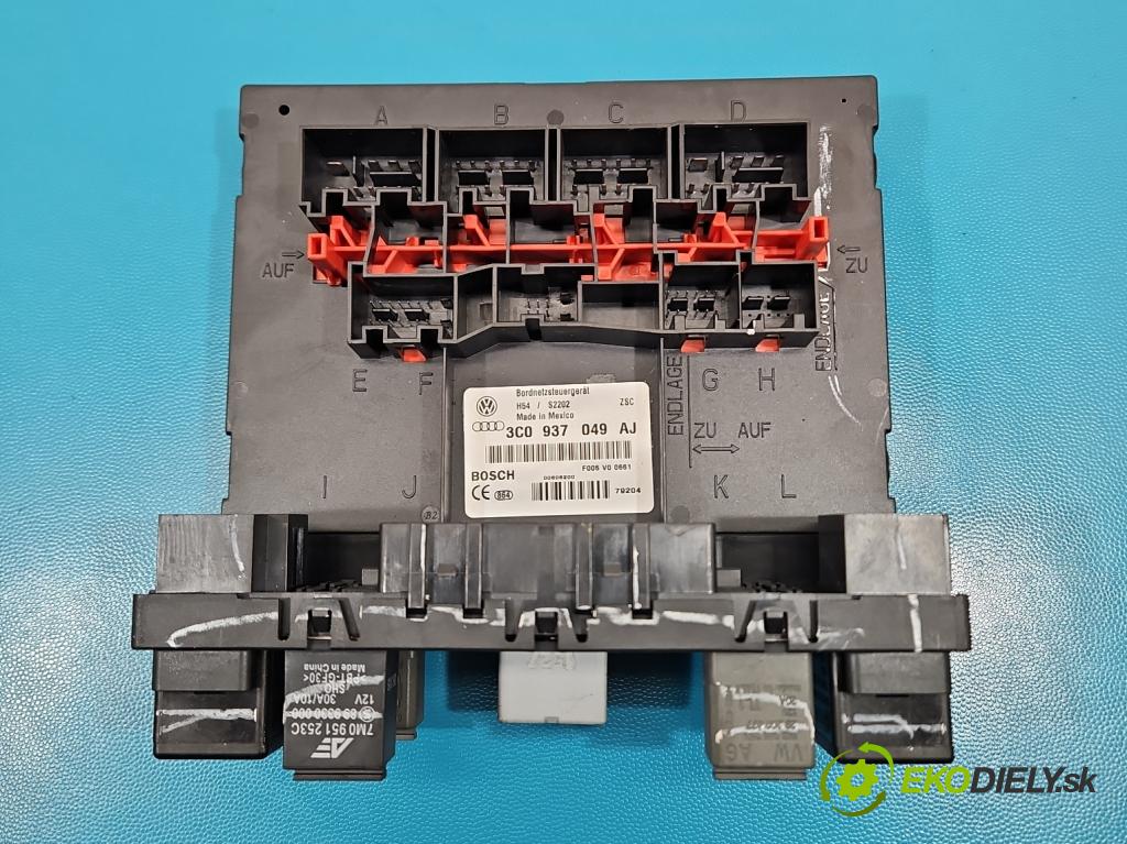Vw Jetta V 2005-2010 1.9 tdi 105 HP manual 77 kW 1896 cm3 4- riadiaca jednotka ostatné 3C0937049AJ