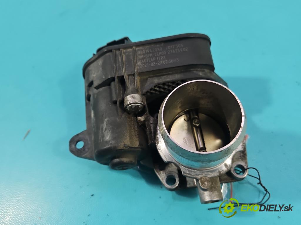 Peugeot 2008 II 2019- 1.2 12V 131 HP automatic 96 kW 1199 cm3 5- klapka 9801942080 (Škrtiaca klapka)