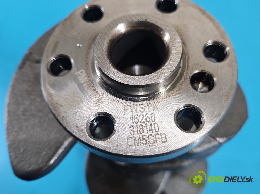 Ford B-Max  1.0 T 101 HP manual 74 kW 998 cm3 5- Hřídel: kľukový CM5GFB (Blok motora ostatné)