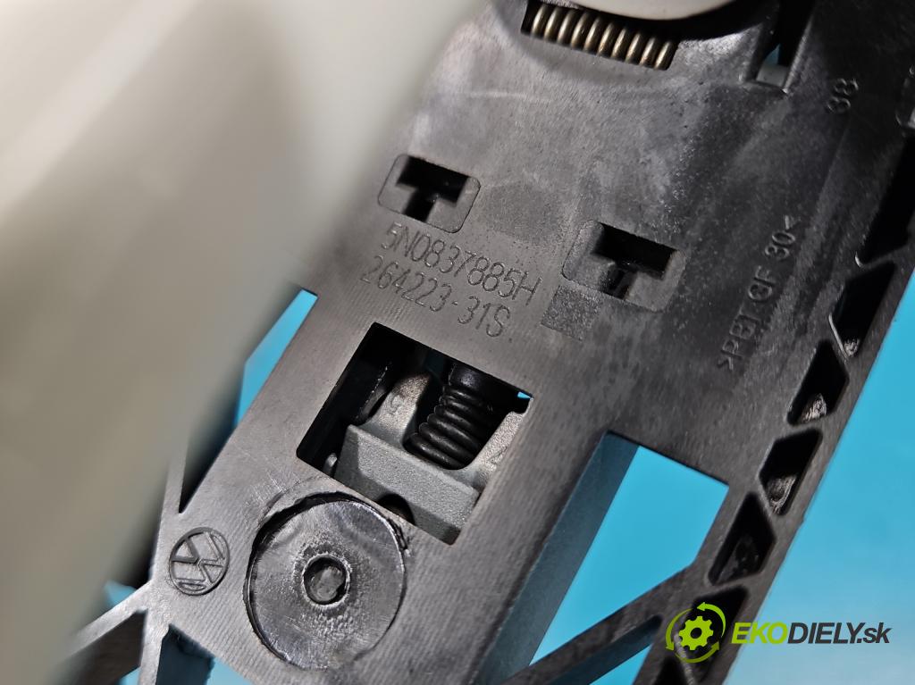 Skoda Kamiq 1.0 TSI 110 HP automatic 81 kW 999 cm3 5- rukoväť predné ľavé mimo: 5N0837885H (Kľučka dverí vonkajšia predná ľavá)