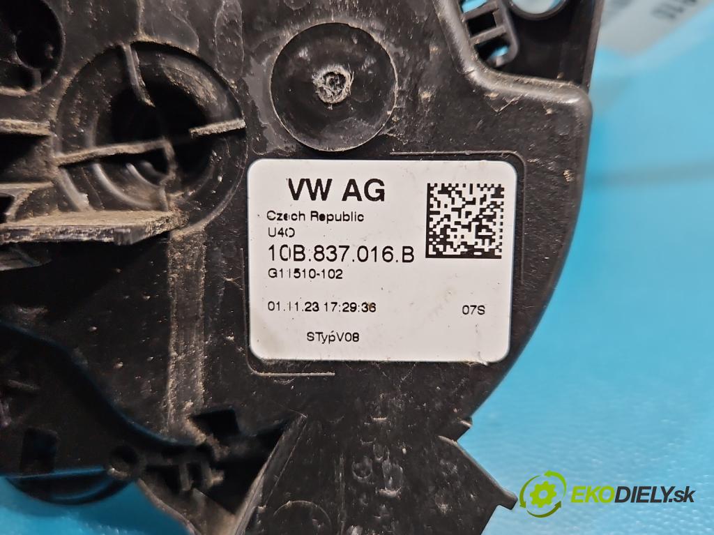 Skoda Kamiq 1.0 TSI 110 HP automatic 81 kW 999 cm3 5- zámok predné pravý 10B837016B