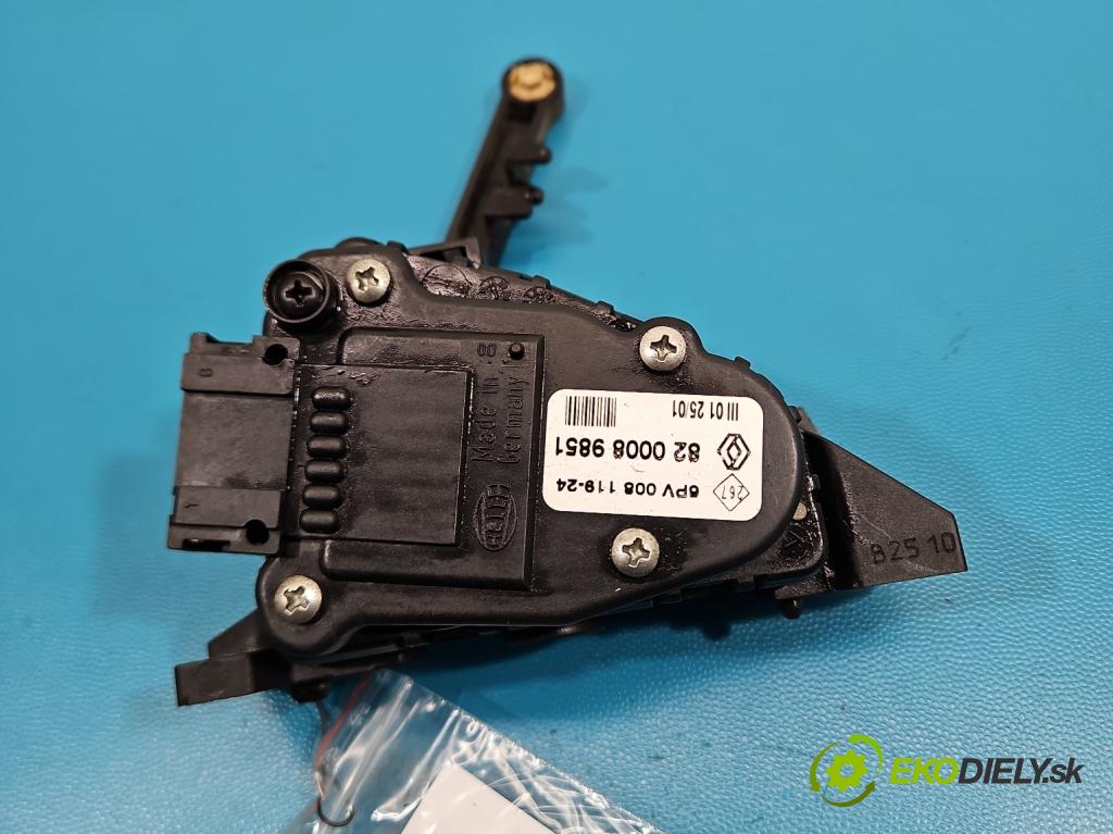 Renault Clio II 1998-2012 1.4 16V 98 HP manual 72 kW 1390 cm3 5- pedal plyn potenciometr: 8200089851