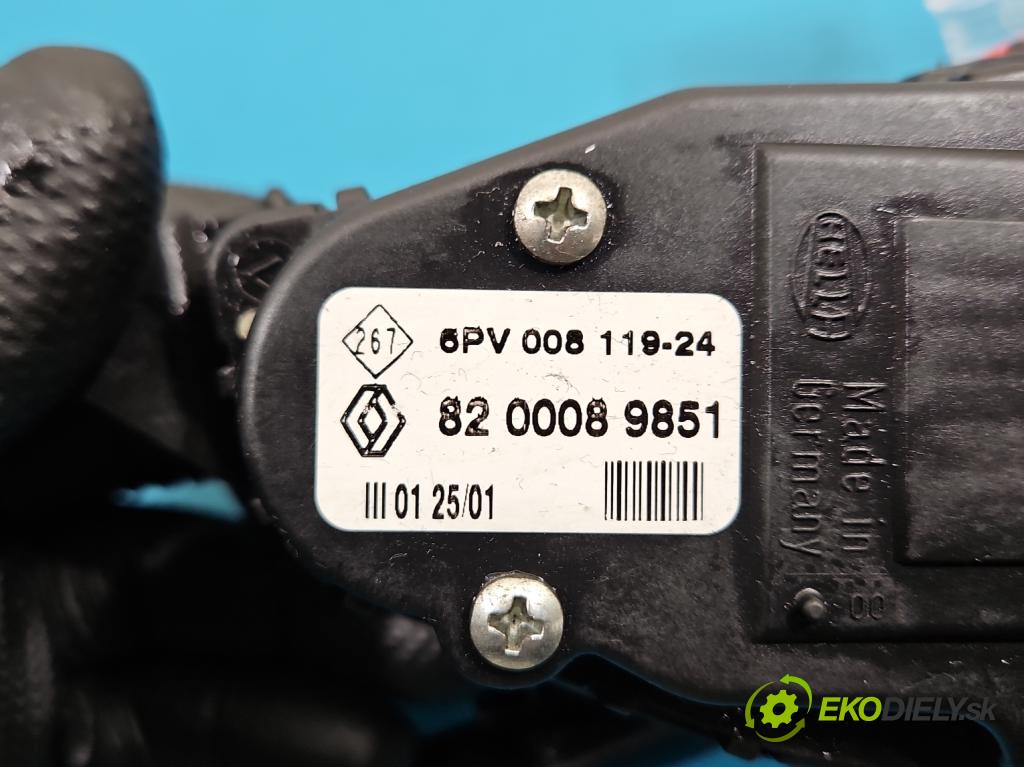 Renault Clio II 1998-2012 1.4 16V 98 HP manual 72 kW 1390 cm3 5- pedal plyn potenciometr: 8200089851