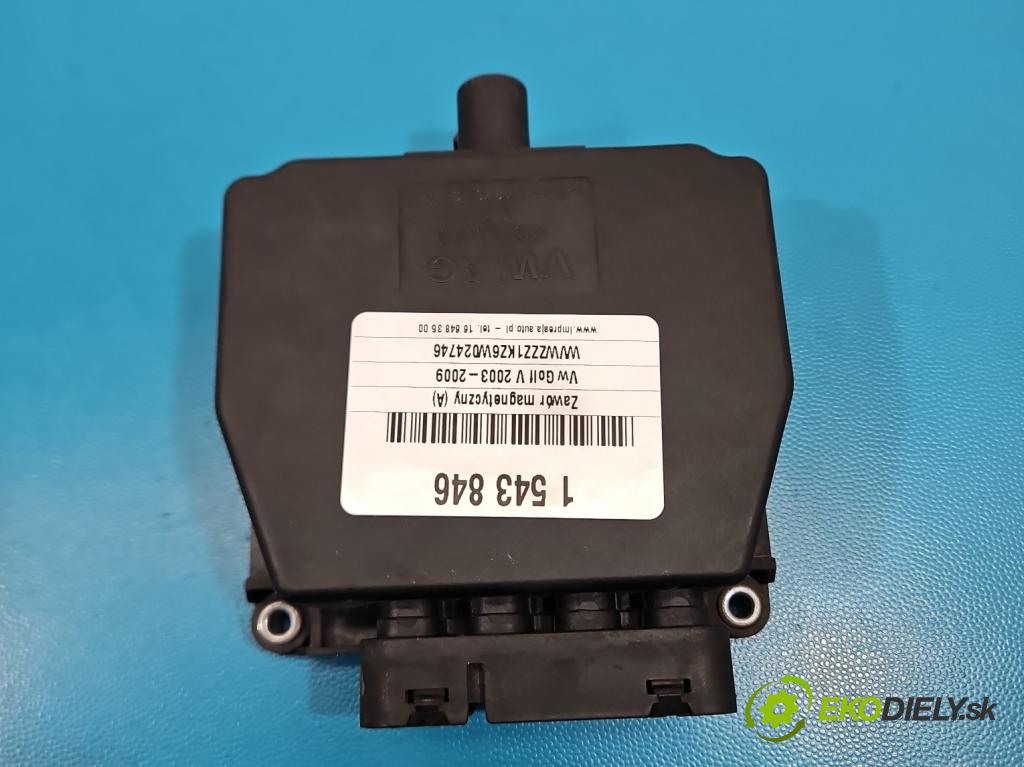 Vw Golf V 2003-2009 1.9 tdi 105 HP manual 77 kW 1896 cm3 5- ventil magnetické: 6Q0906625 (Ventil ostatné)