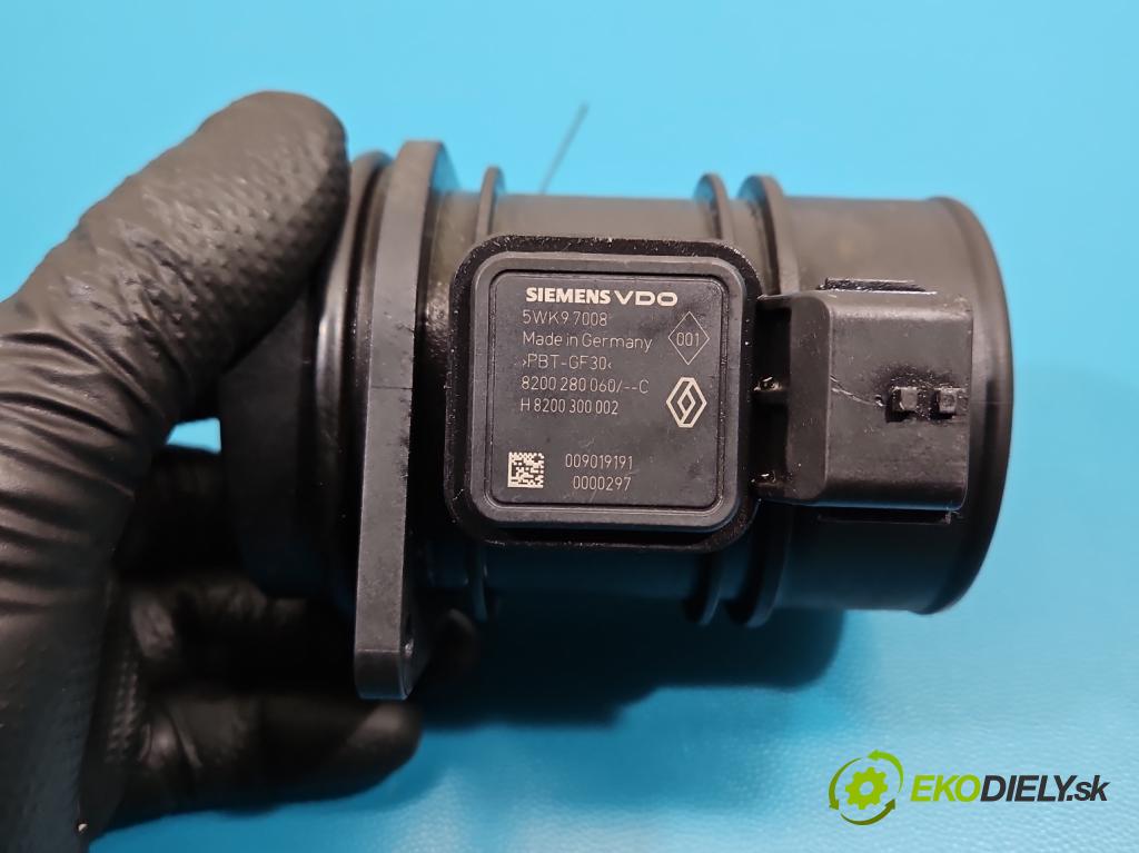 Renault Master II 1998-2010 2.5 dci 120 HP manual 88 kW 2464 cm3 4- průtokoměr: 5WK97008 (Váha vzduchu)