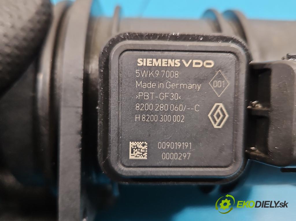 Renault Master II 1998-2010 2.5 dci 120 HP manual 88 kW 2464 cm3 4- průtokoměr: 5WK97008 (Váha vzduchu)