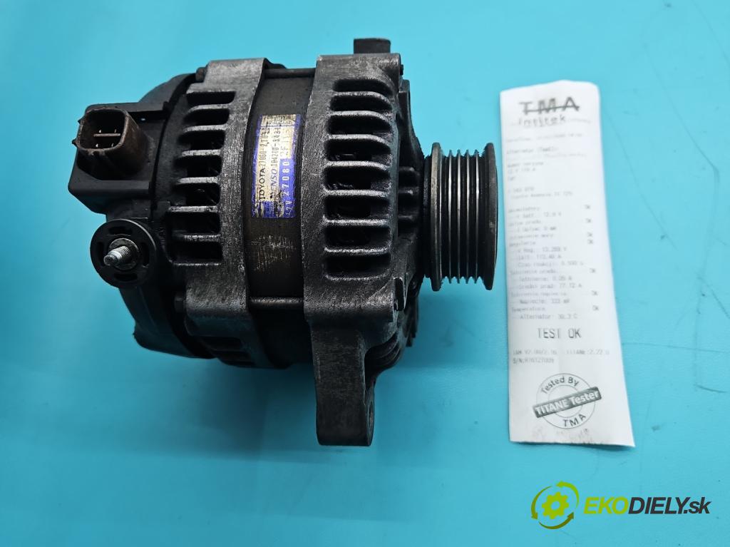 Toyota Avensis II T25 2003-2008 2.0 D4D 116 HP manual 85 kW 1995 cm3 5- Alternator 27060-27090 (Alternátor)