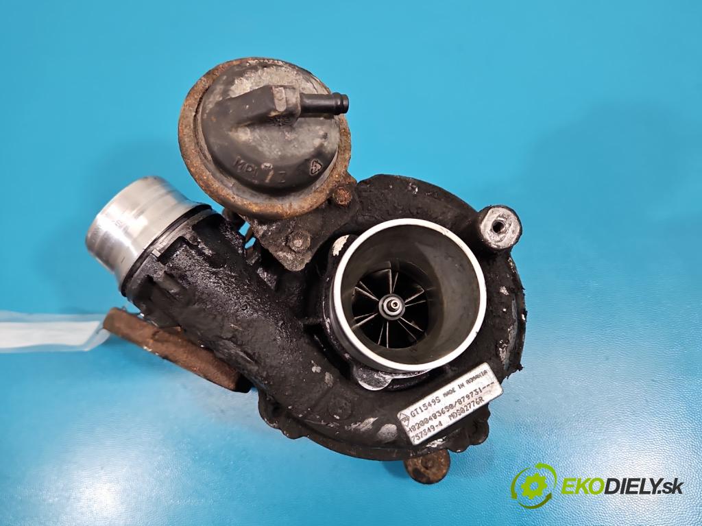 Renault Master II 1998-2010 2.5 dci 120 HP manual 88 kW 2464 cm3 4- turbodúchadlo, turbo 757349-4 (Turbodúchadlo (kompletné))