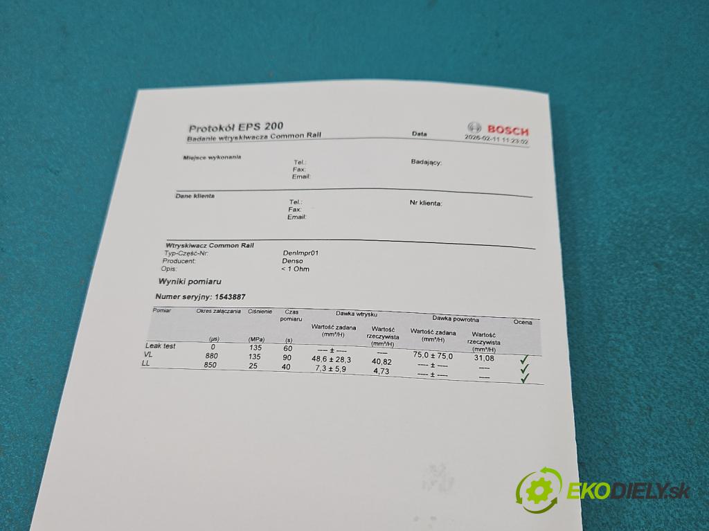 Toyota Avensis II T25 2003-2008 2.0 D4D 116 HP manual 85 kW 1995 cm3 5- vstrek 23670-0G010 (Vstrekovač paliva)