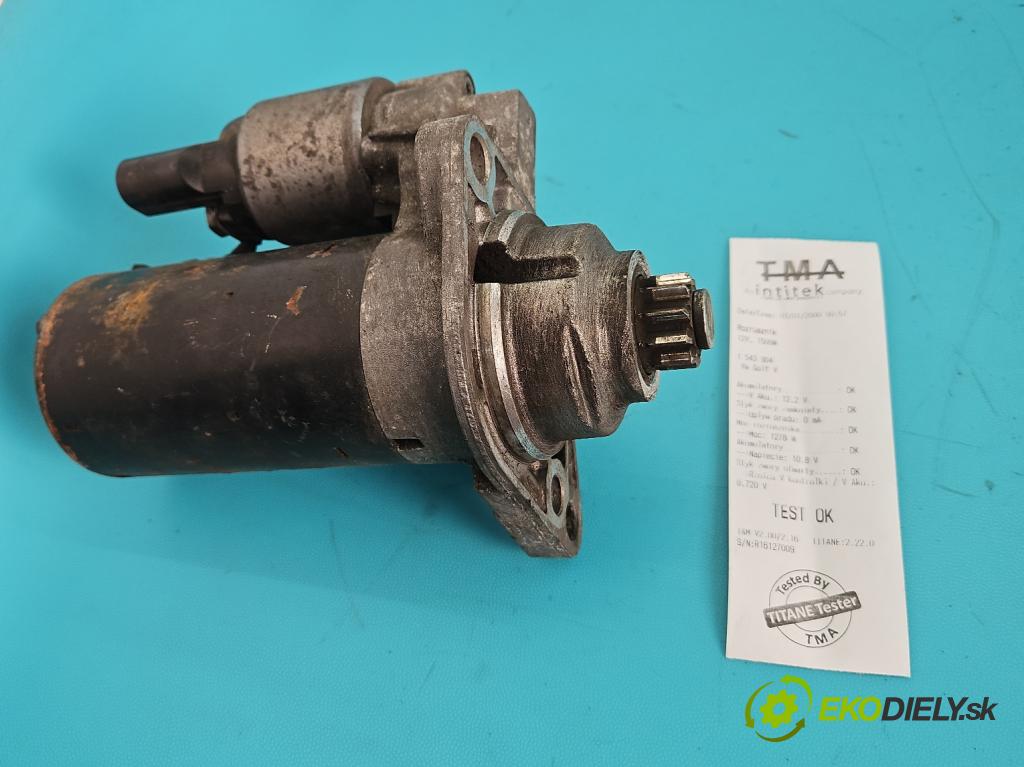 Vw Golf V 2003-2009 1.9 tdi 105 hp manual 77 kW 1896 cm3 5- startér:  (Startér)