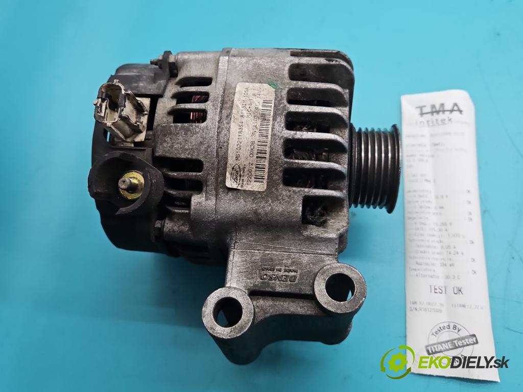 Ford C-Max I 2003-2010 1.6 16V 116 HP manual 85 kW 1596 cm3 5- Alternator MS1022118354 (Alternátor)