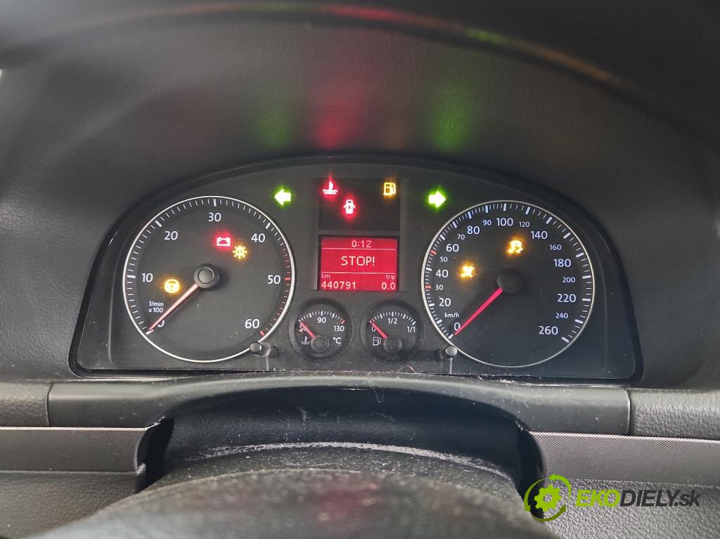 Vw Touran I 2003-2015 1.9 tdi 105 HP manual 77 kW 1896 cm3 5- prístrojovka/ budíky 1T0920861A (Prístrojová doska)