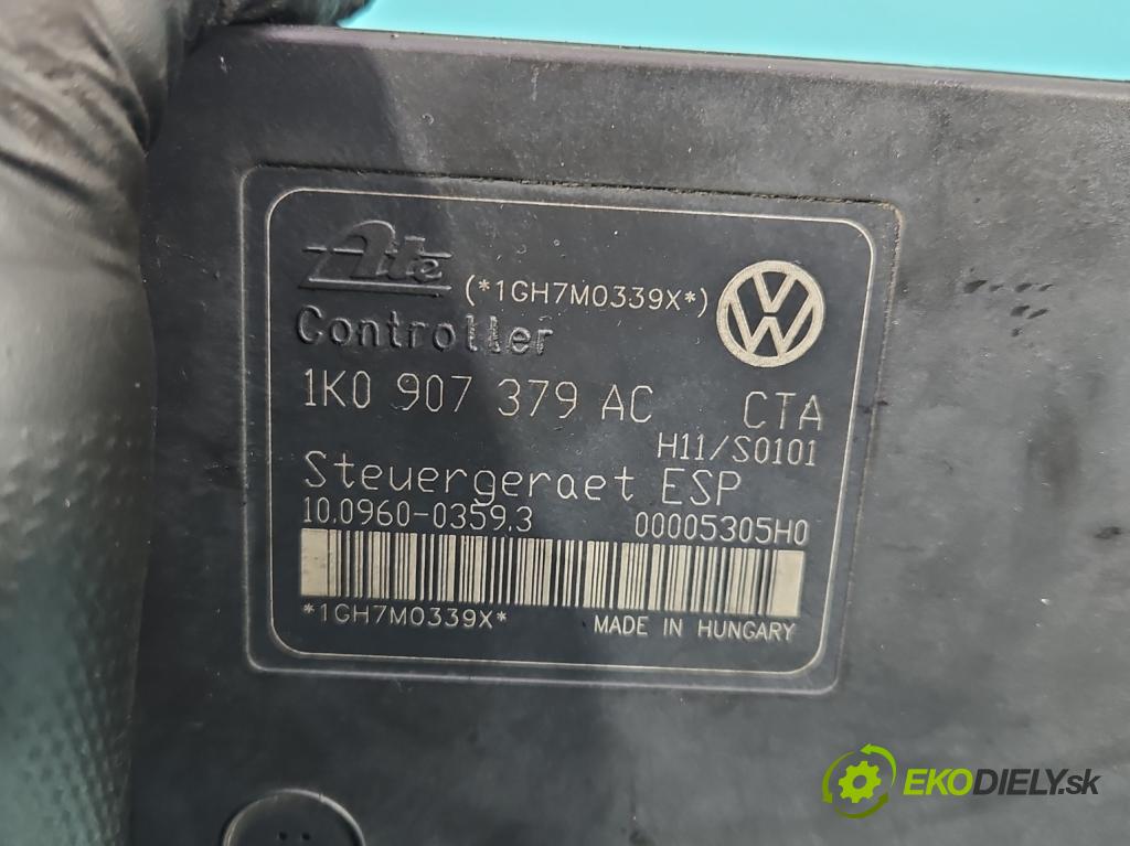 Vw Jetta V 2005-2010 1.9 tdi 105 hp manual 77 kW 1896 cm3 4- čerpadlo abs 1K0614517AE (Pumpa ABS)