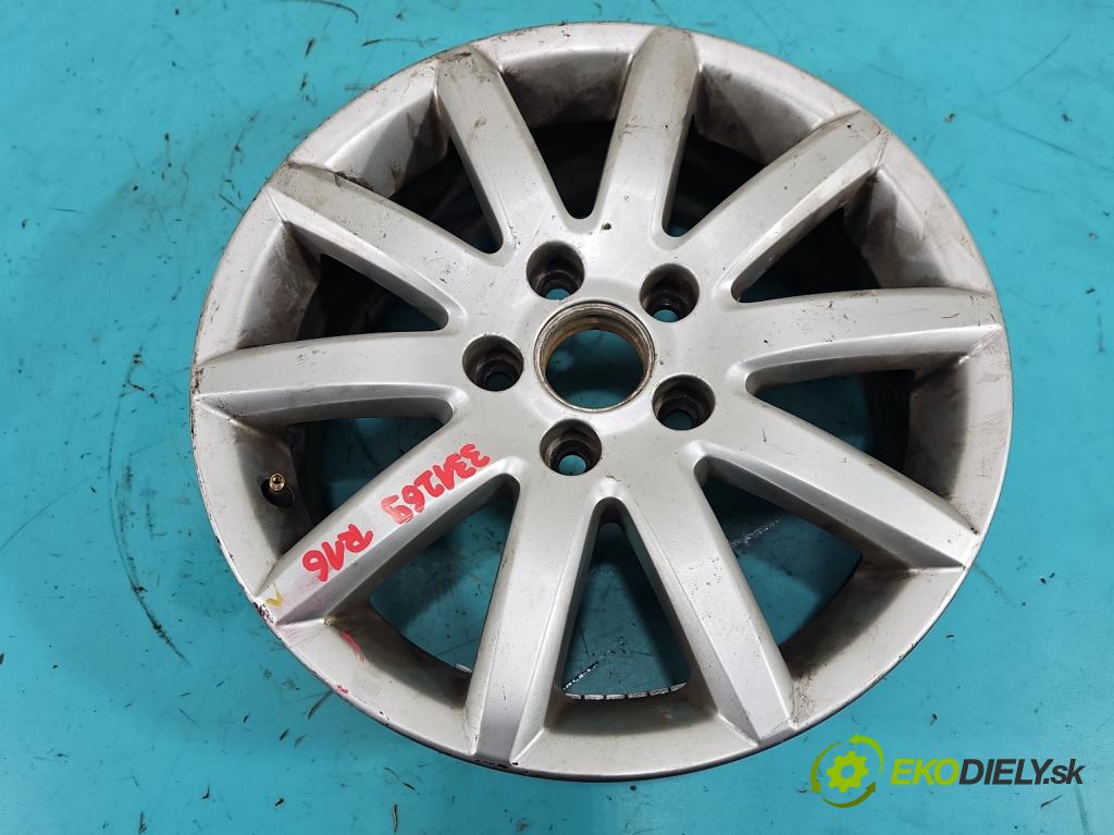 Vw Jetta V 2005-2010 1.9 tdi 105 HP manual 77 kW 1896 cm3 4- Disk hliník 16"