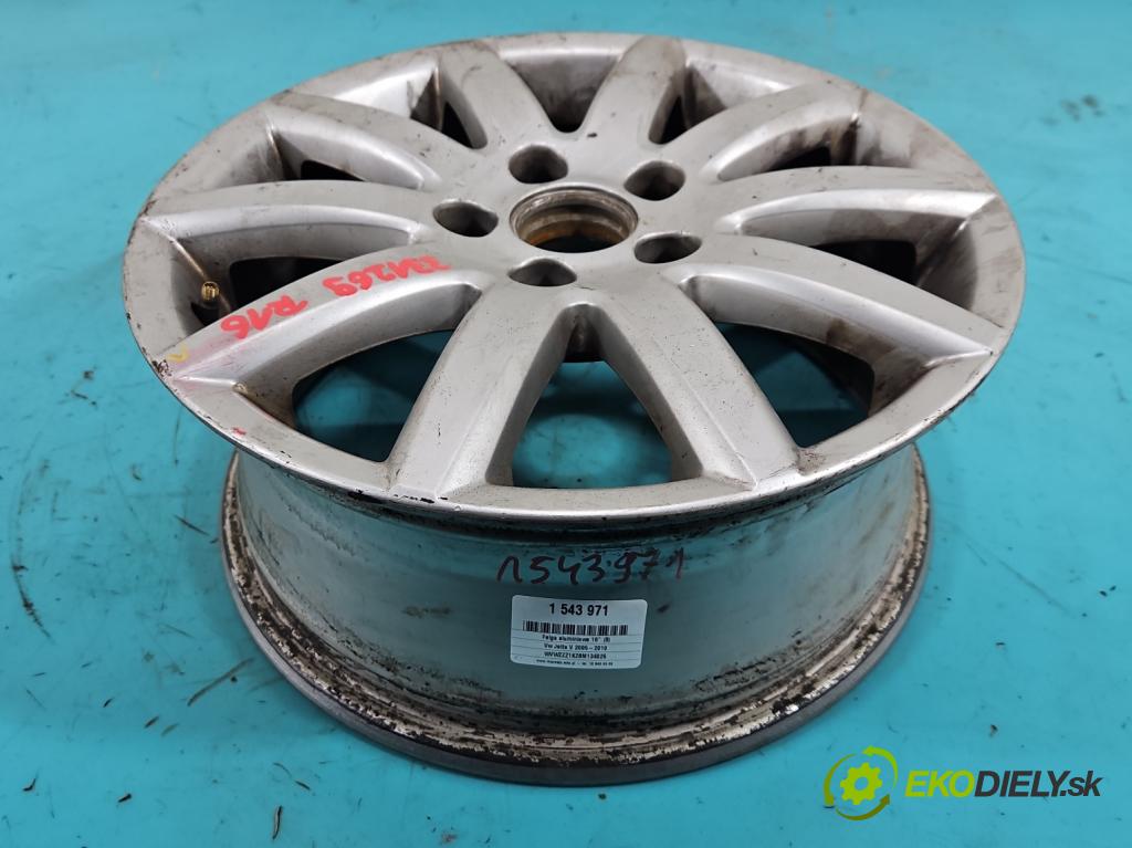 Vw Jetta V 2005-2010 1.9 tdi 105 HP manual 77 kW 1896 cm3 4- Disk hliník 16