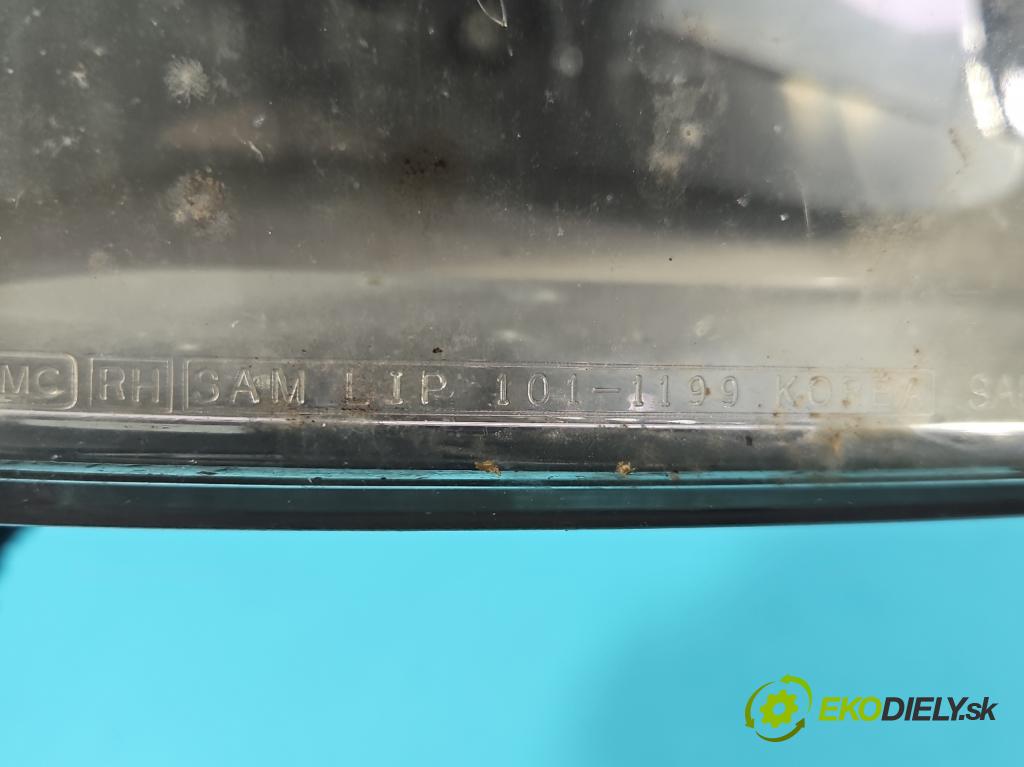 Hyundai Santa Fe 2000-2006 2.4 16V 150 HP manual 110 kW 2400 cm3 5- Reflektor: pravý  (Svetlo predné pravé)