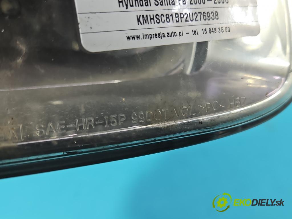 Hyundai Santa Fe 2000-2006 2.4 16V 150 HP manual 110 kW 2400 cm3 5- Reflektor: pravý  (Svetlo predné pravé)