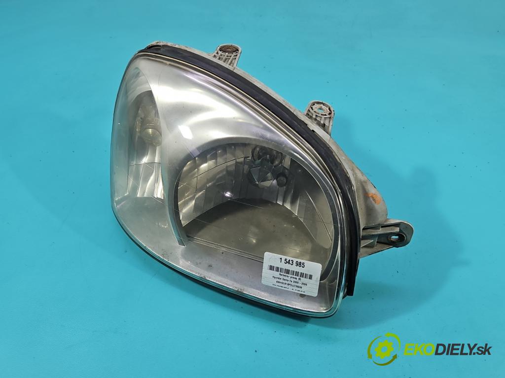 Hyundai Santa Fe 2000-2006 2.4 16V 150 HP manual 110 kW 2400 cm3 5- Reflektor: pravý  (Svetlo predné pravé)