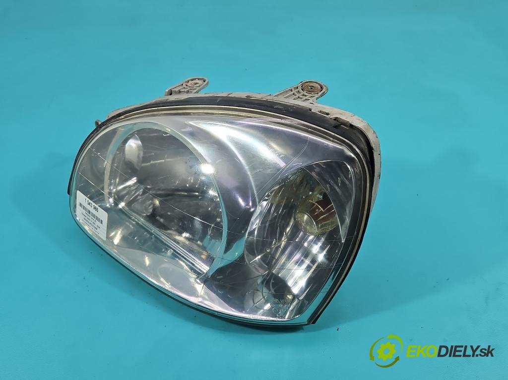 Hyundai Santa Fe 2000-2006 2.4 16V 150 HP manual 110 kW 2400 cm3 5- Reflektor: ľavý  (Kľučka dverí ostatné)