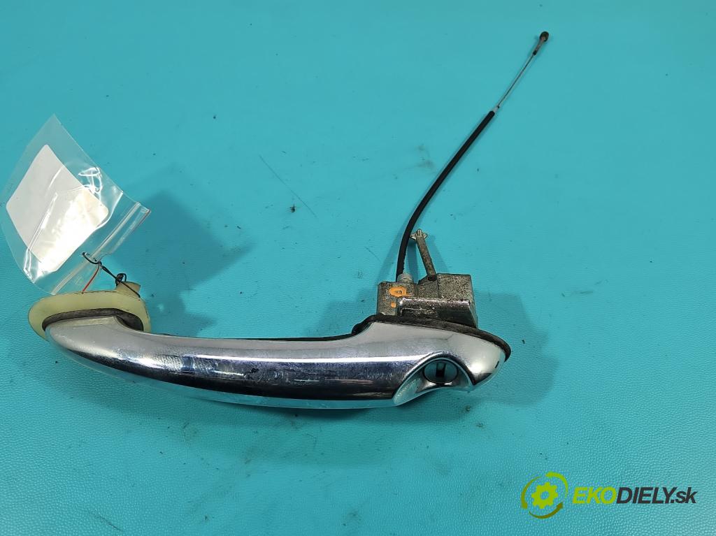 Mini One II 2006-2013 1.4 16V 95 HP manual 70 kW 1397 cm3 3- rukoväť predné ľavé mimo: N0503219 (Kľučka dverí vonkajšia predná ľavá)