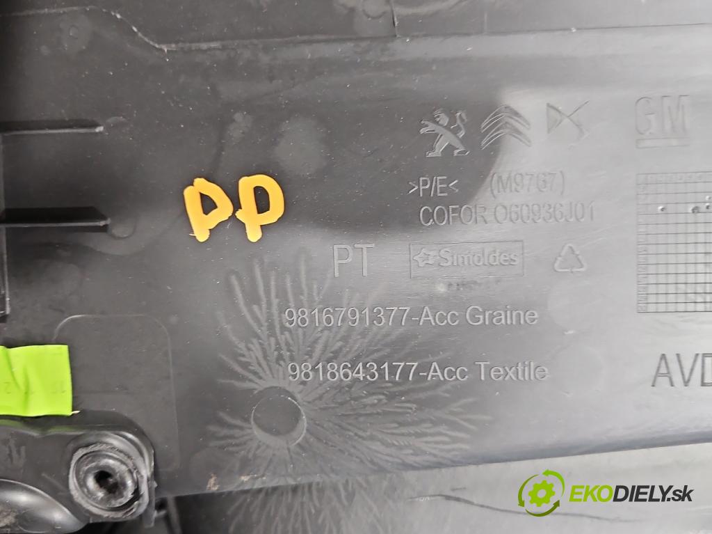 Toyota Proace City 1.5 D4D 131 hp automatic 96 kW 1499 cm3 5- Tapacír: dveře přední pravé 98167913ZD