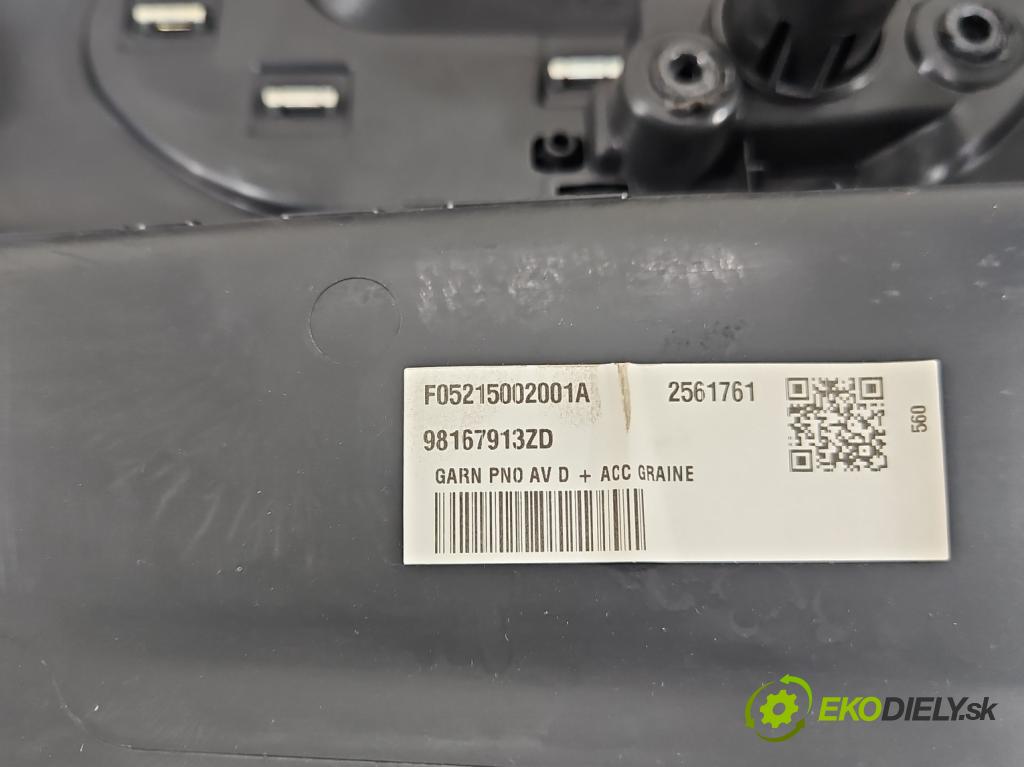 Toyota Proace City 1.5 D4D 131 hp automatic 96 kW 1499 cm3 5- Tapacír: dveře přední pravé 98167913ZD