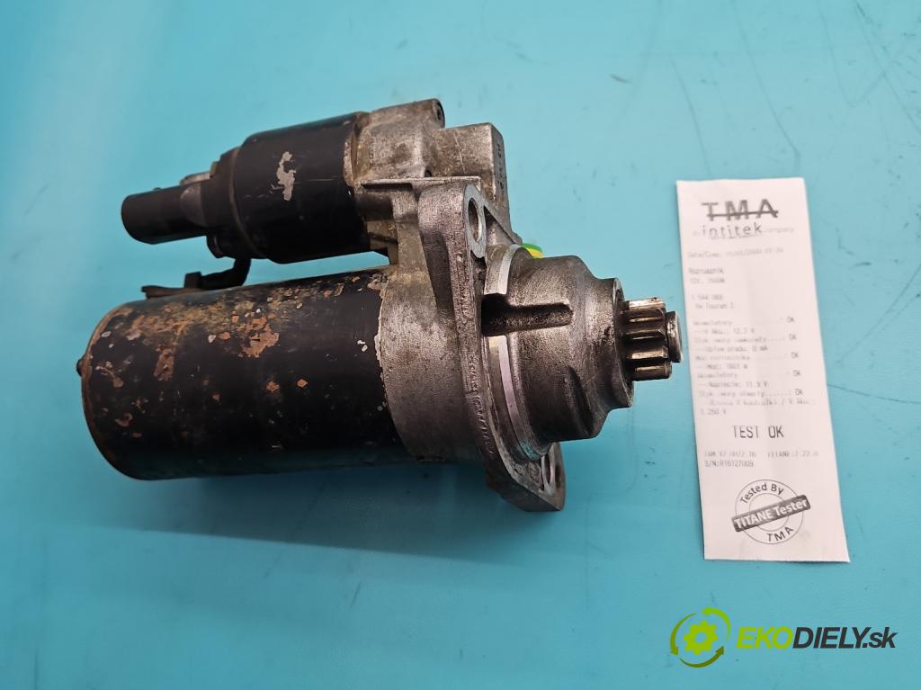 Vw Touran I 2003-2015 1.9 tdi 105 hp manual 77 kW 1896 cm3 5- startér:  (Startér)