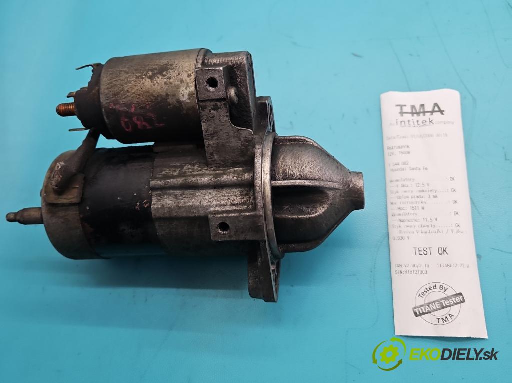 Hyundai Santa Fe 2000-2006 2.4 16V 150 hp manual 110 kW 2400 cm3 5- startér: 36100-38090 (Startér)