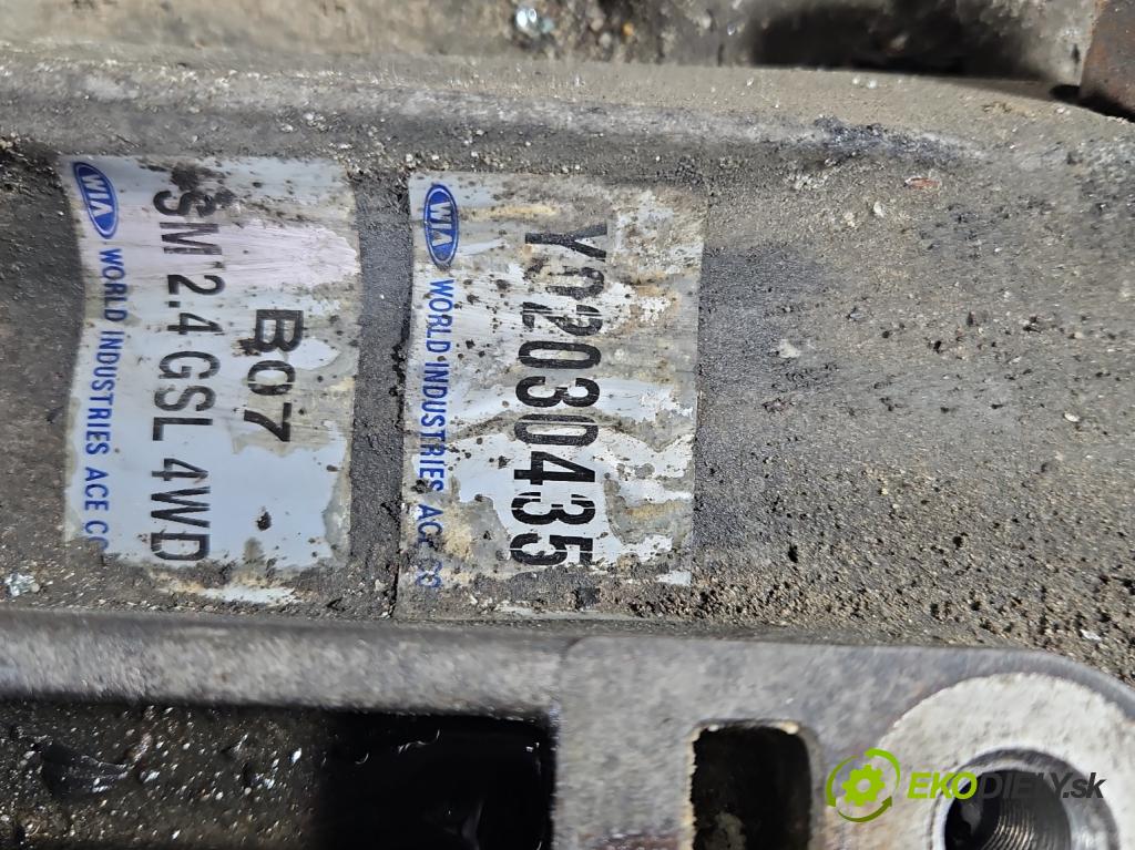 Hyundai Santa Fe 2000-2006 2.4 16V 150 HP manual 110 kW 2400 cm3 5- prevodovka stupeň,rýchlosť manual