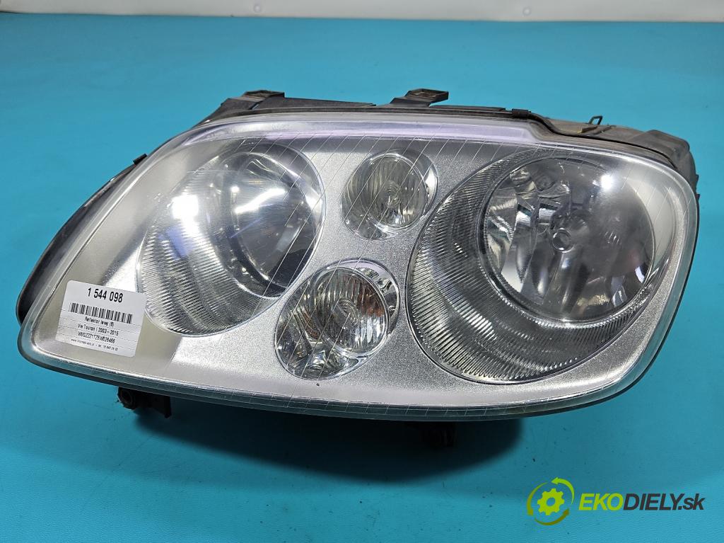 Vw Touran I 2003-2015 1.9 tdi 105 HP manual 77 kW 1896 cm3 5- Reflektor: ľavý 1T0941005F (Kľučka dverí ostatné)