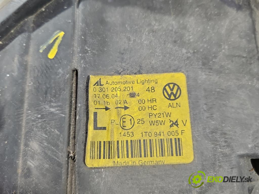Vw Touran I 2003-2015 1.9 tdi 105 HP manual 77 kW 1896 cm3 5- Reflektor: ľavý 1T0941005F (Kľučka dverí ostatné)