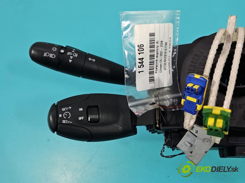 Citroen C5 I 2001-2008 2.0 hdi 109 HP manual 80 kW 1997 cm3 5- prepínač komplex: 96375849ZL (Prepínacie páčky pod volantom)