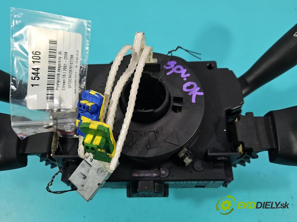 Citroen C5 I 2001-2008 2.0 hdi 109 HP manual 80 kW 1997 cm3 5- prepínač komplex: 96375849ZL (Prepínacie páčky pod volantom)