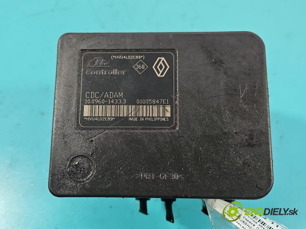 Renault Espace IV 2003-2014 2.2 dci 150 hp manual 110 kW 2188 cm3 5- čerpadlo abs 8200159837E (Pumpa ABS)