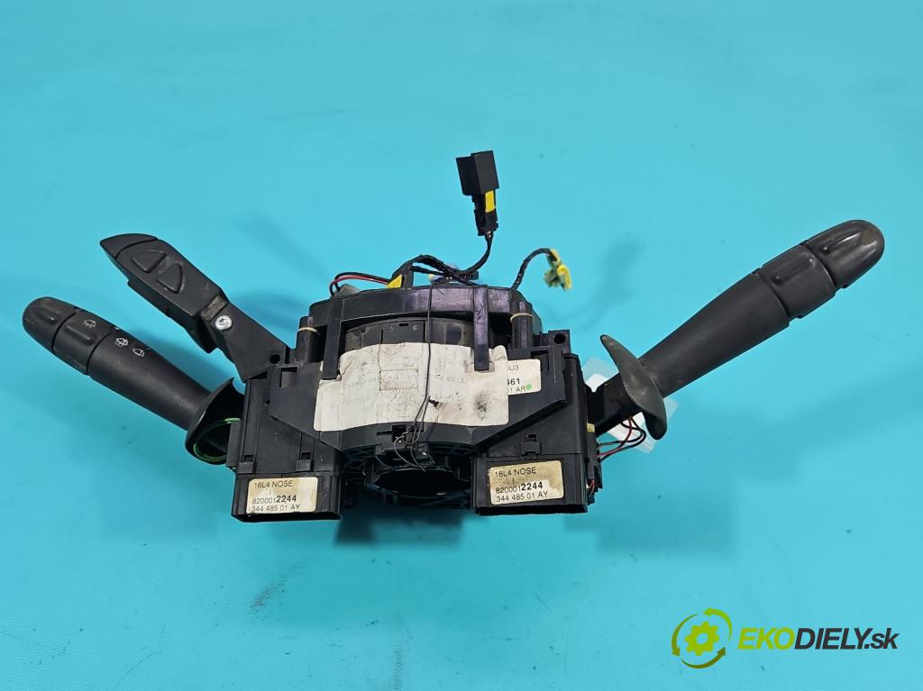 Renault Espace IV 2003-2014 2.2 dci 150 HP manual 110 kW 2188 cm3 5- prepínač komplex: 8200012244 (Prepínacie páčky pod volantom)