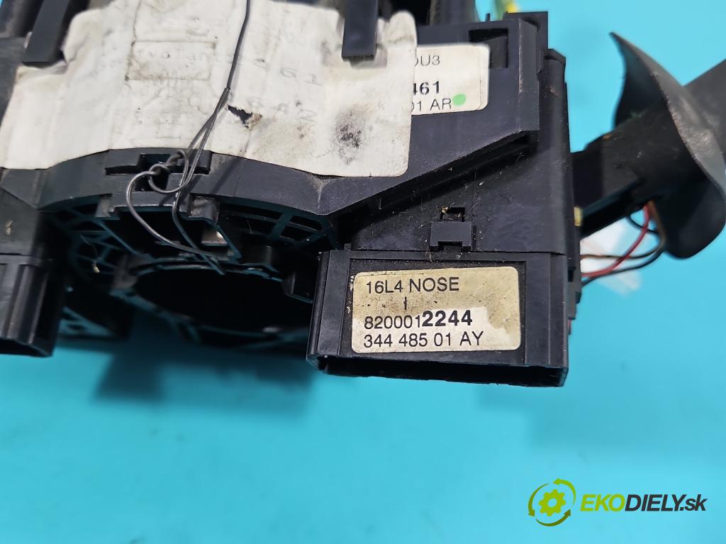 Renault Espace IV 2003-2014 2.2 dci 150 HP manual 110 kW 2188 cm3 5- prepínač komplex: 8200012244 (Prepínacie páčky pod volantom)