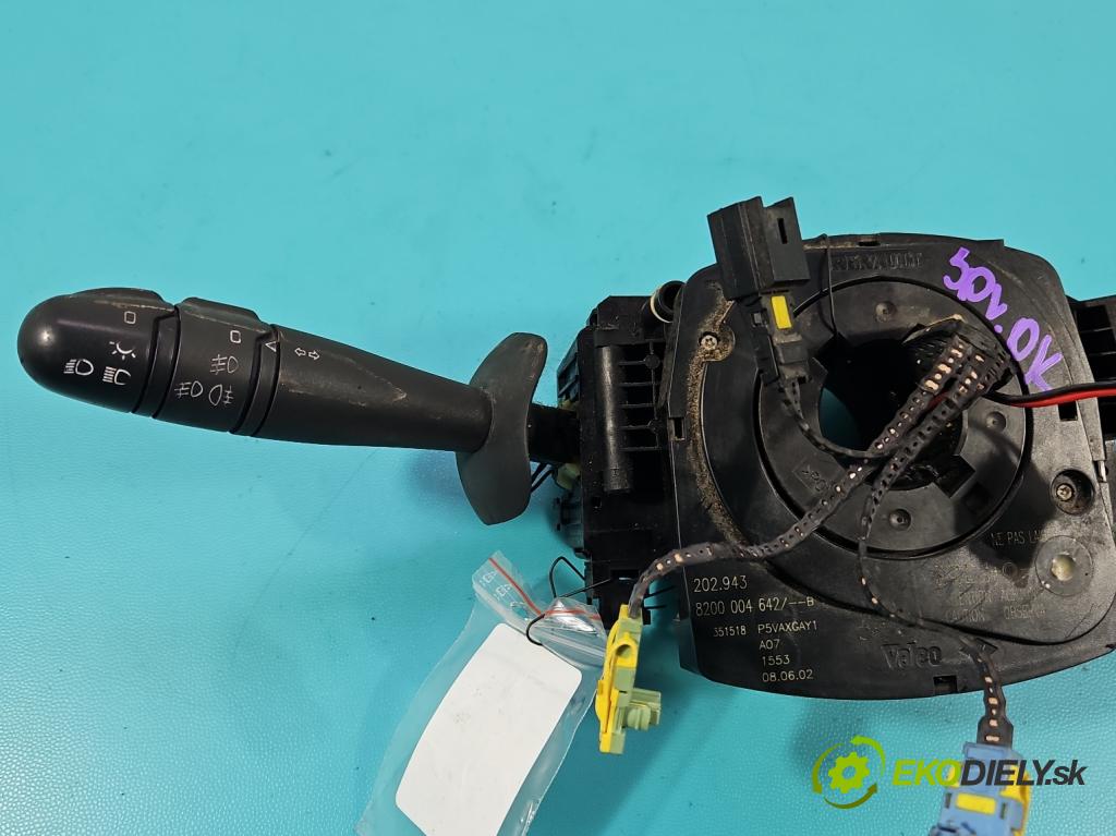 Renault Espace IV 2003-2014 2.2 dci 150 HP manual 110 kW 2188 cm3 5- prepínač komplex: 8200012244 (Prepínacie páčky pod volantom)