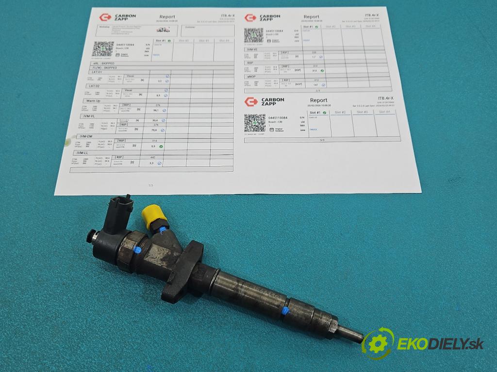 Renault Espace IV 2003-2014 2.2 dci 150 hp manual 110 kW 2188 cm3 5- vstřikovač 0445110084 (Vstřikovač paliva)