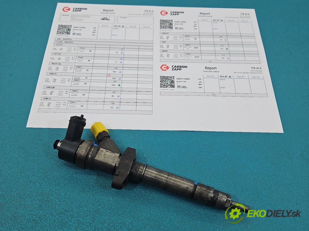 Renault Espace IV 2003-2014 2.2 dci 150 hp manual 110 kW 2188 cm3 5- vstřikovač 0445110084 (Vstřikovač paliva)