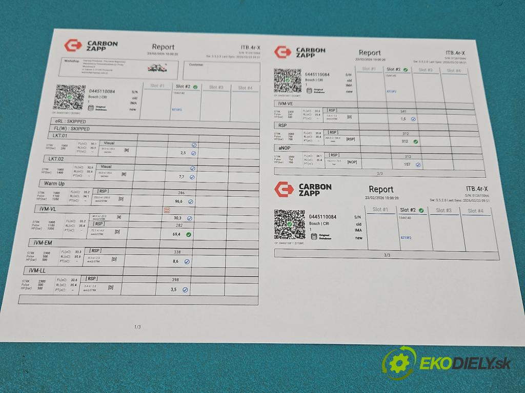 Renault Espace IV 2003-2014 2.2 dci 150 hp manual 110 kW 2188 cm3 5- vstřikovač 0445110084 (Vstřikovač paliva)