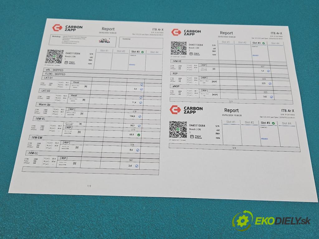Renault Espace IV 2003-2014 2.2 dci 150 hp manual 110 kW 2188 cm3 5- vstřikovač 0445110084 (Vstřikovač paliva)
