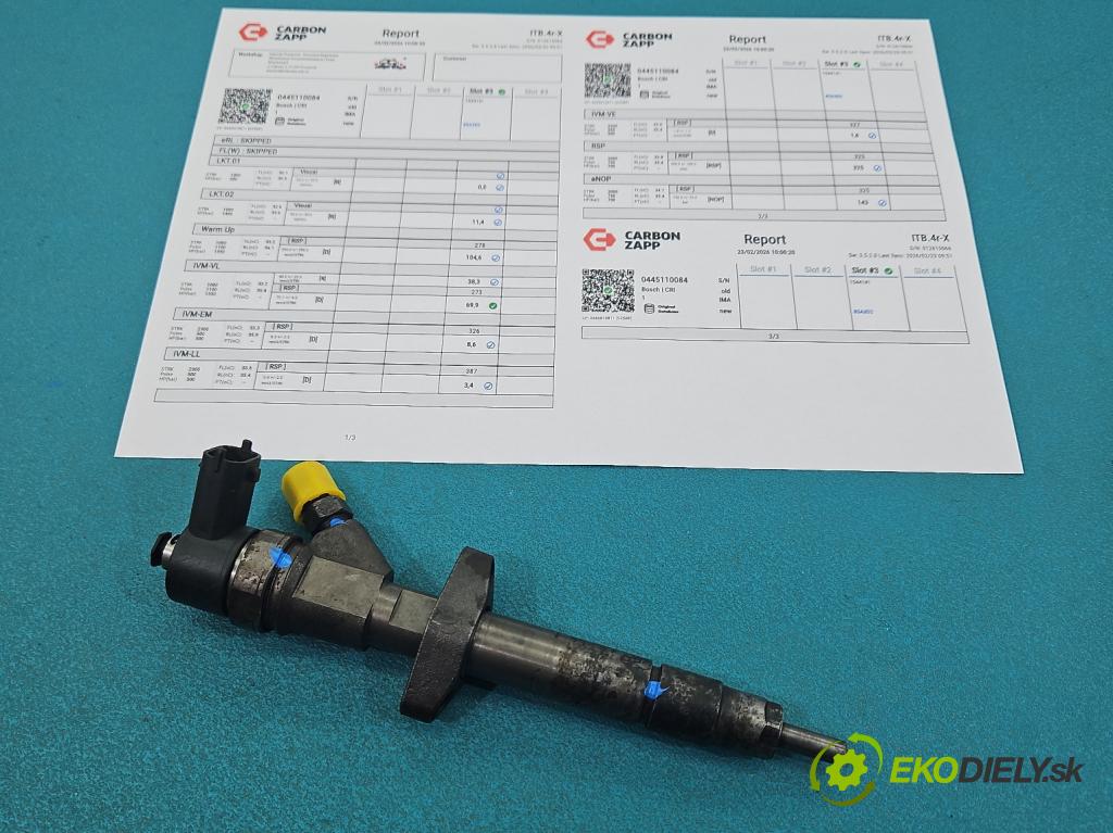 Renault Espace IV 2003-2014 2.2 dci 150 hp manual 110 kW 2188 cm3 5- vstřikovač 0445110084 (Vstřikovač paliva)