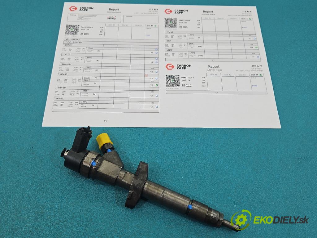 Renault Espace IV 2003-2014 2.2 dci 150 hp manual 110 kW 2188 cm3 5- vstřikovač 0445110084 (Vstřikovač paliva)