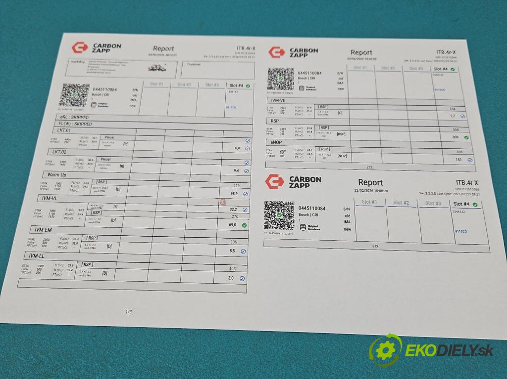 Renault Espace IV 2003-2014 2.2 dci 150 hp manual 110 kW 2188 cm3 5- vstřikovač 0445110084 (Vstřikovač paliva)