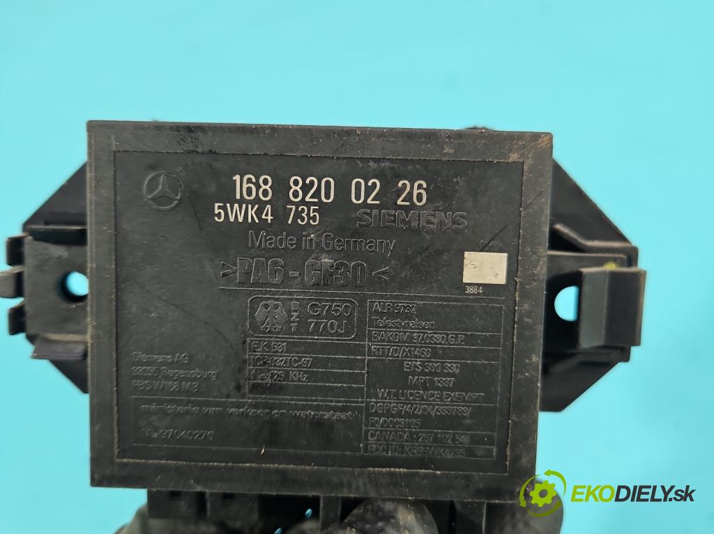 Mercedes A W168 1997-2004 1.4 82 HP manual 60 kW 1397 cm3 5- riadiaca jednotka motora A0275457432